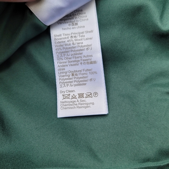 New! J. Crew size 6 Dark Forest Green City Coat NWT - Picture 10 of 10